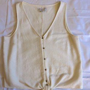 Madewell white vest